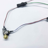 Haz dual coaxial apuntando módulos láser 635nm y 520nm 1MW-5MW para dispositivos de apuntar con láser de armas